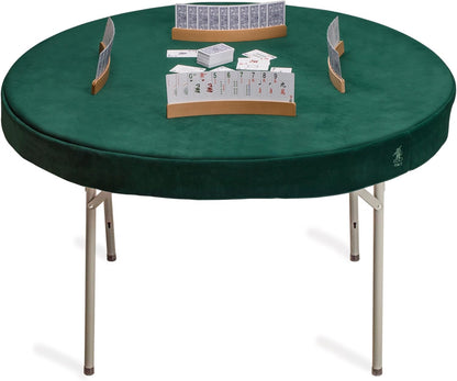 Professional Grade round Table Cover for Card Games, Mahjong, Board Games, Dice Games, and More