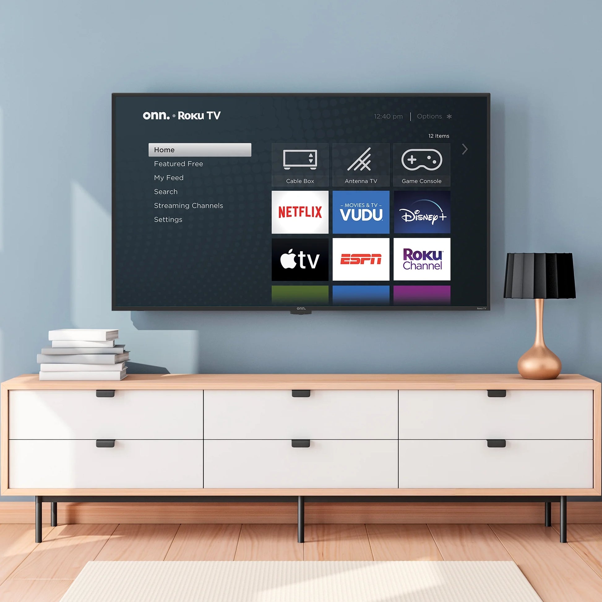 43” Class 4K UHD (2160P) LED Roku Smart Television HDR (100012584)