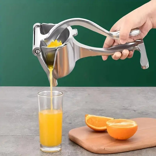 "Effortless Freshness: Manual Fruit Juicer for Home - Perfect for Lemons, Pomegranates & More!"