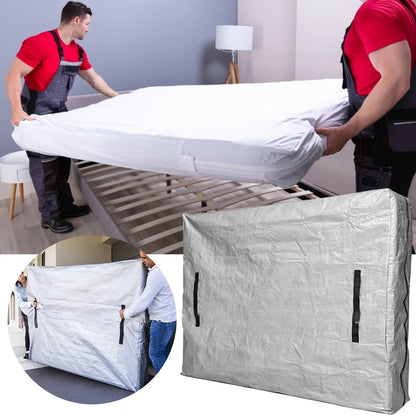 Mattress Bags Waterproof Zippered Mattress Cover for Moving Storage Moisture-Proof Dust Cover Moving Home Storage Organizer Bags