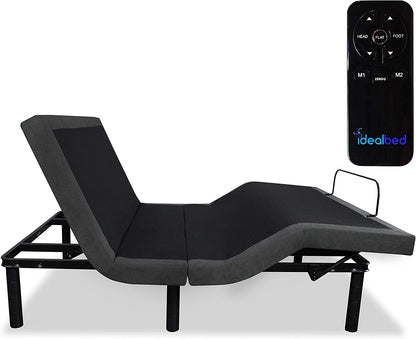 3I Custom Adjustable Bed Base, Wireless, Zero Gravity, One Touch Comfort Positions, Programmable Memory, Advanced Smooth Silent Operation (Full)