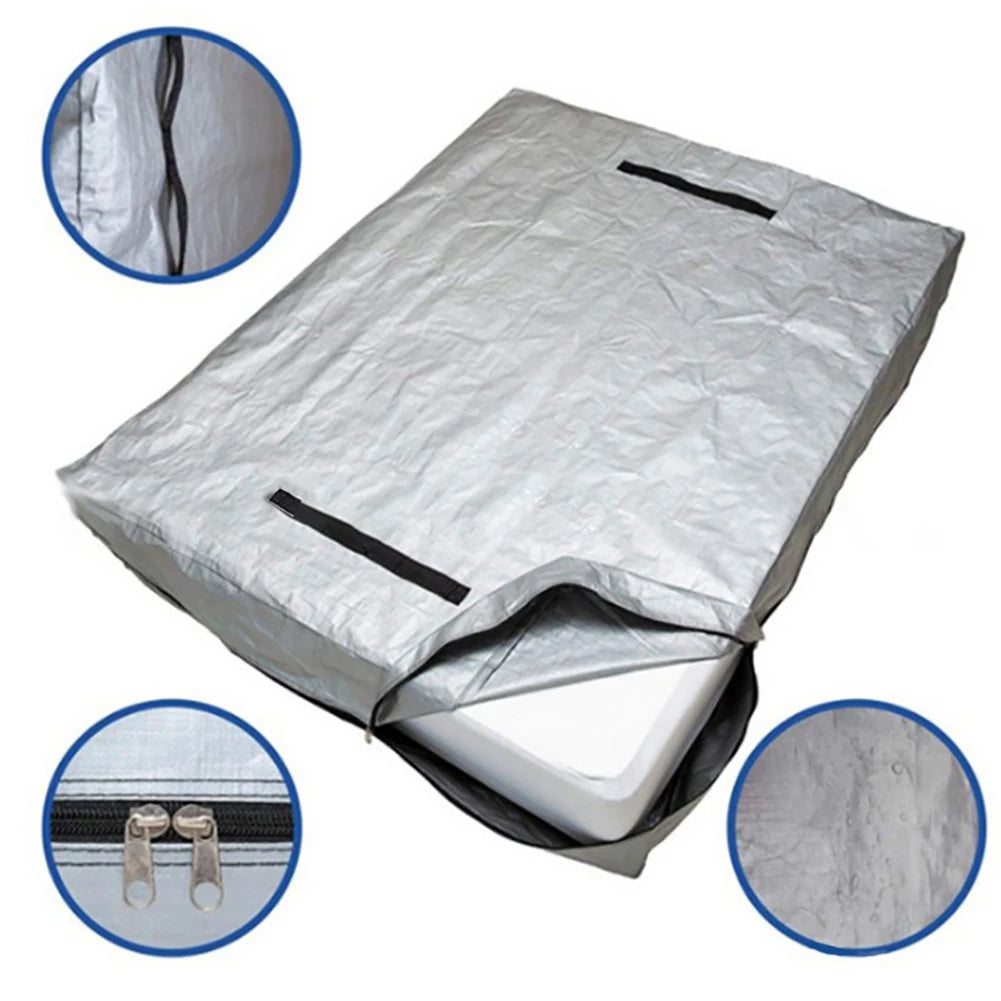 Mattress Bags Waterproof Zippered Mattress Cover for Moving Storage Moisture-Proof Dust Cover Moving Home Storage Organizer Bags